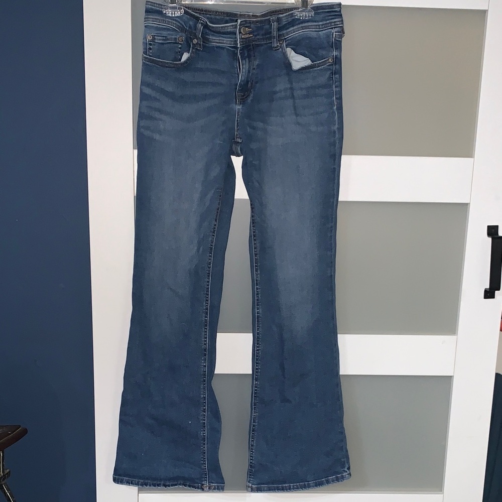 Aeropostale Classic Blue Wide Leg Jeans